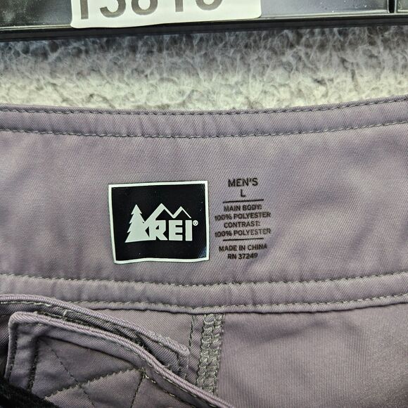 REI Bolongo Board Shorts Mens Size Large Gray Black Swim Trunks - Picture 5 of 9